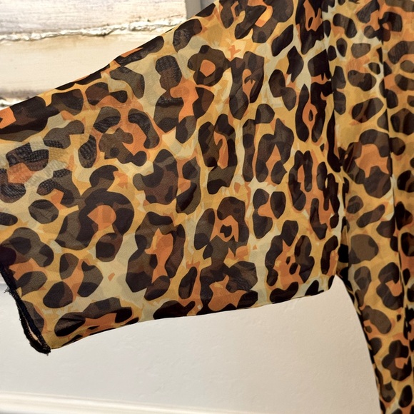 NWOT LuLaRoe Animal Print Kimono Size M 🐆 - Picture 8 of 12